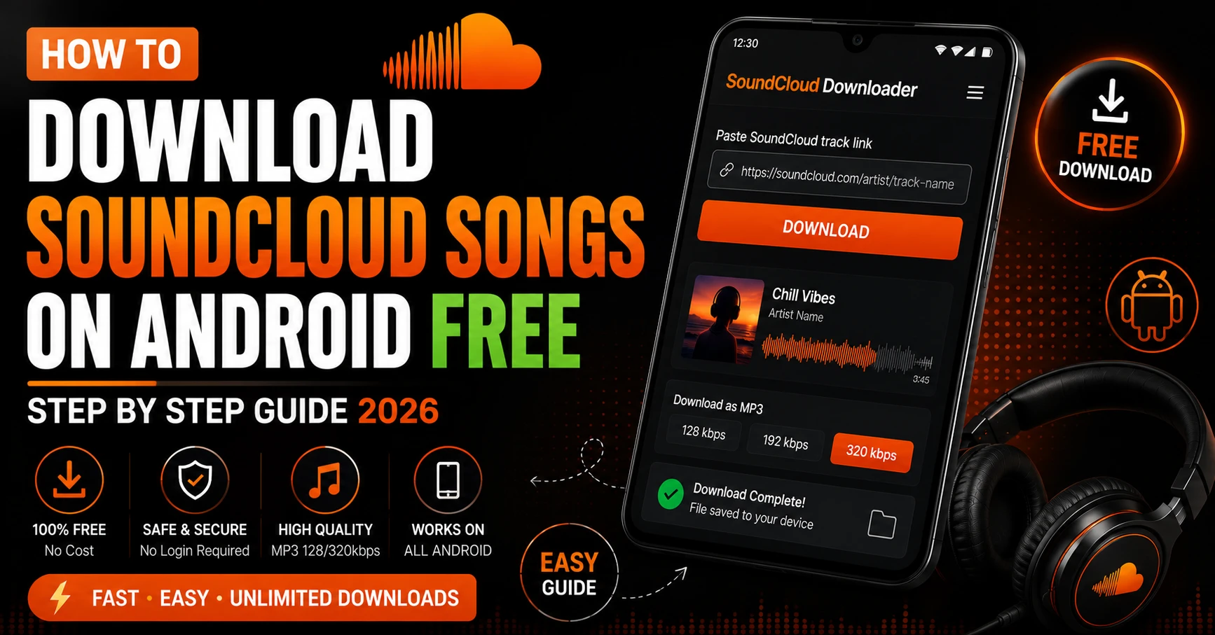 How to Download SoundCloud Songs on Android Free — Step by Step Guide 2026 How to Download SoundCloud Songs on Android Free — Step by Step Guide 2026 - Featured Banner