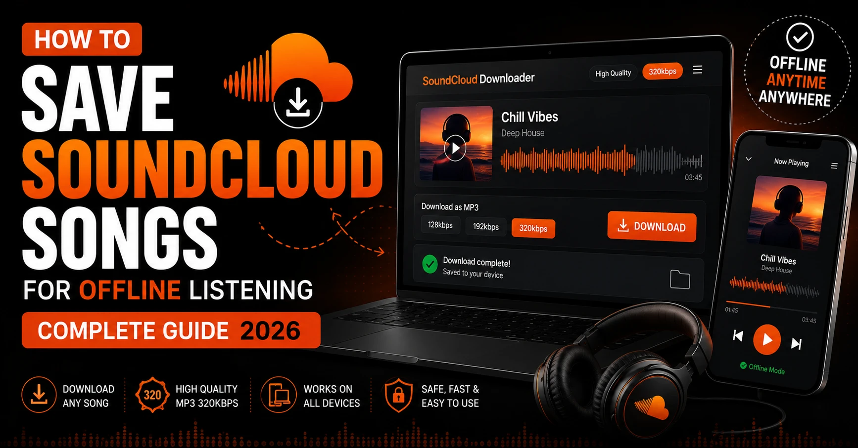 How to Save SoundCloud Songs for Offline Listening — Free Guide 2026 How to Save SoundCloud Songs for Offline Listening — Free Guide 2026 - Featured Banner